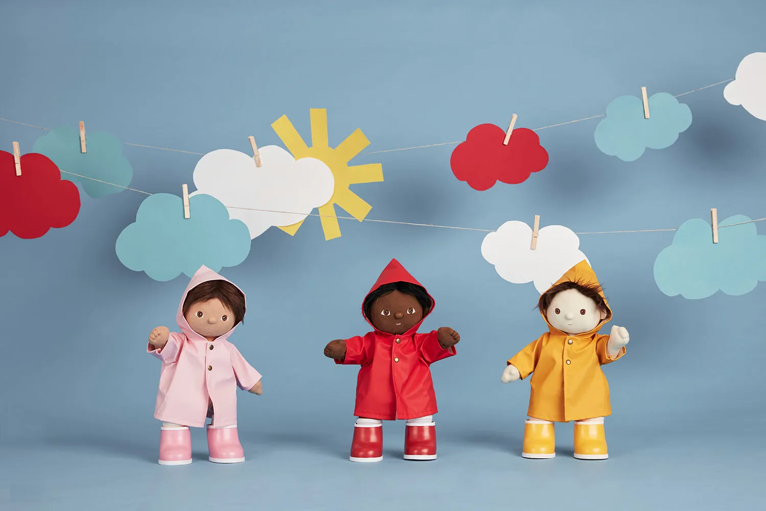 Dinkum Doll Rainy Play Set | Yellow