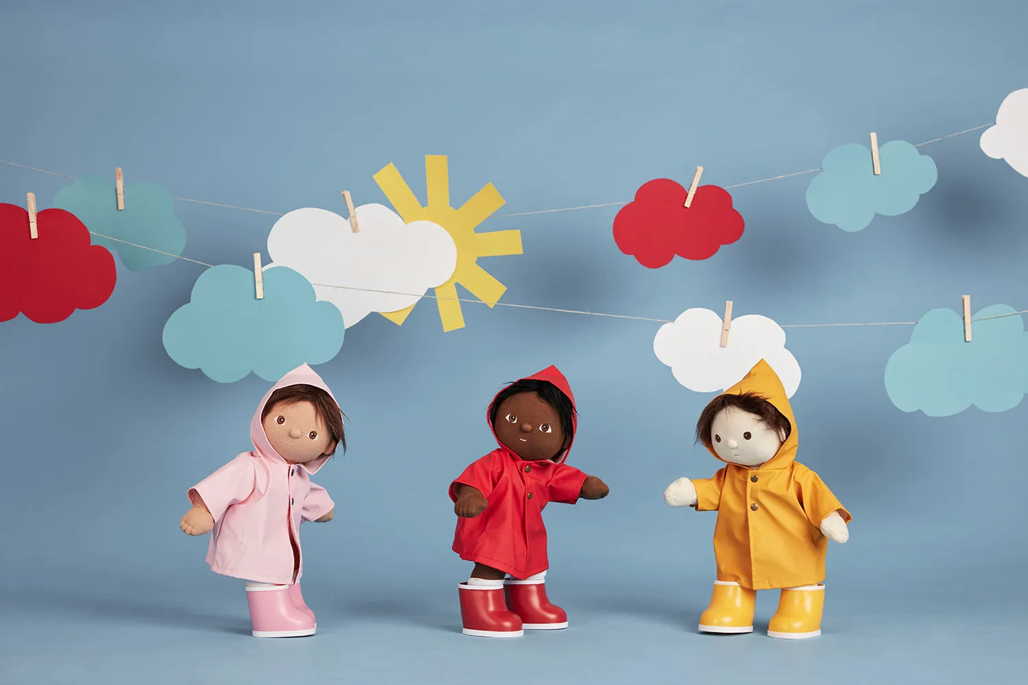 Dinkum Doll Rainy Play Set | Yellow