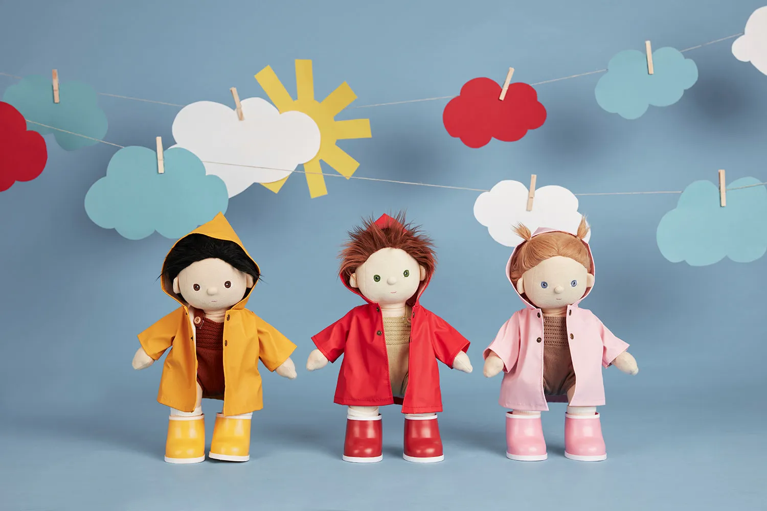 Dinkum Doll Rainy Play Set | Yellow