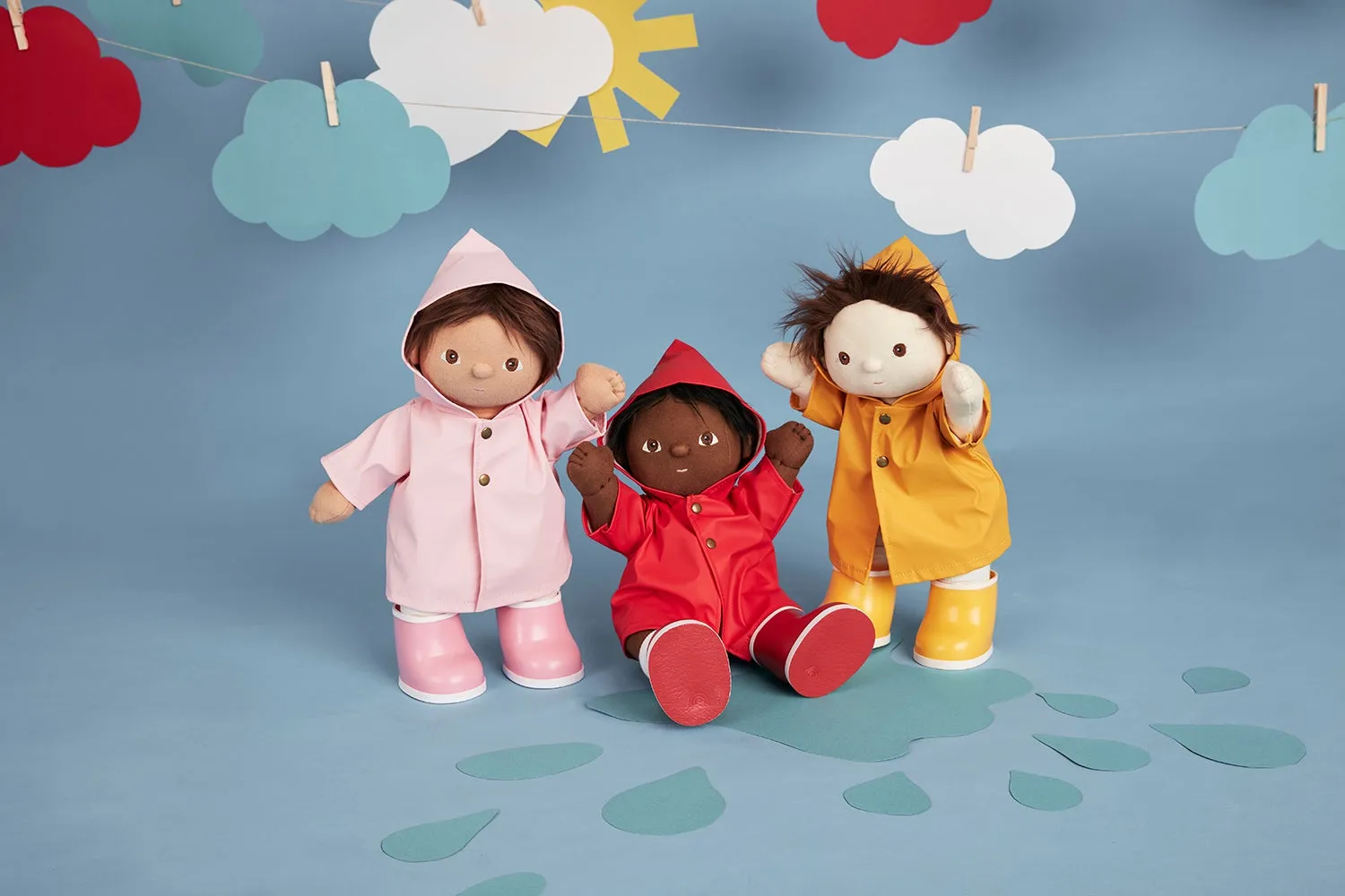 Dinkum Doll Rainy Play Set | Yellow