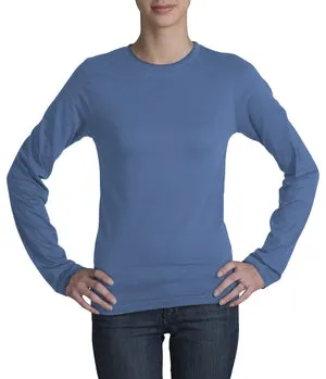 District Threads - Ladies Long Sleeve Perfect Weight District Tee.  DT201