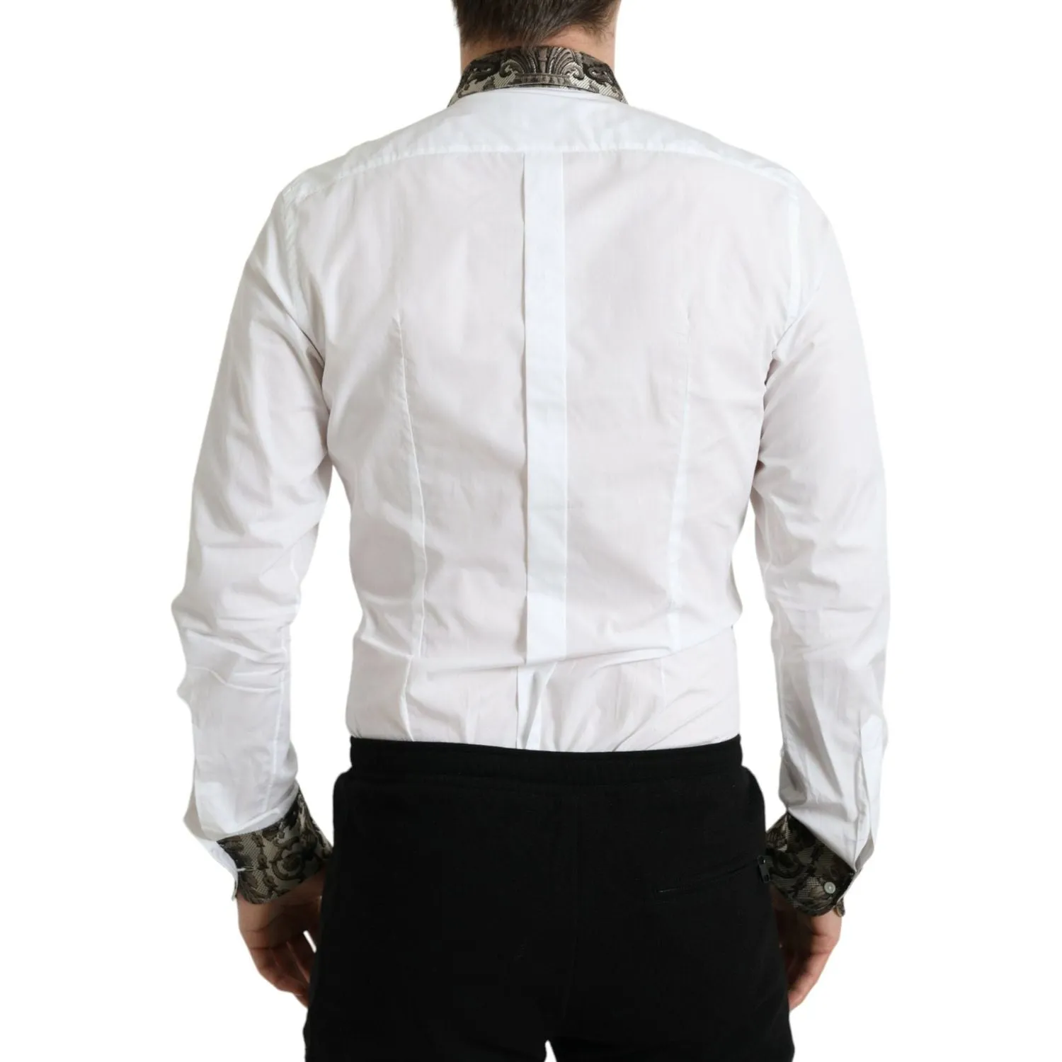 Dolce & Gabbana Elegant Slim Fit French Cuff Dress Shirt