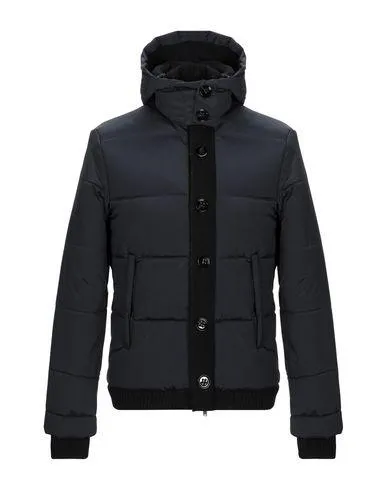 Dondup Man Synthetic Down Jacket Black 40 suit