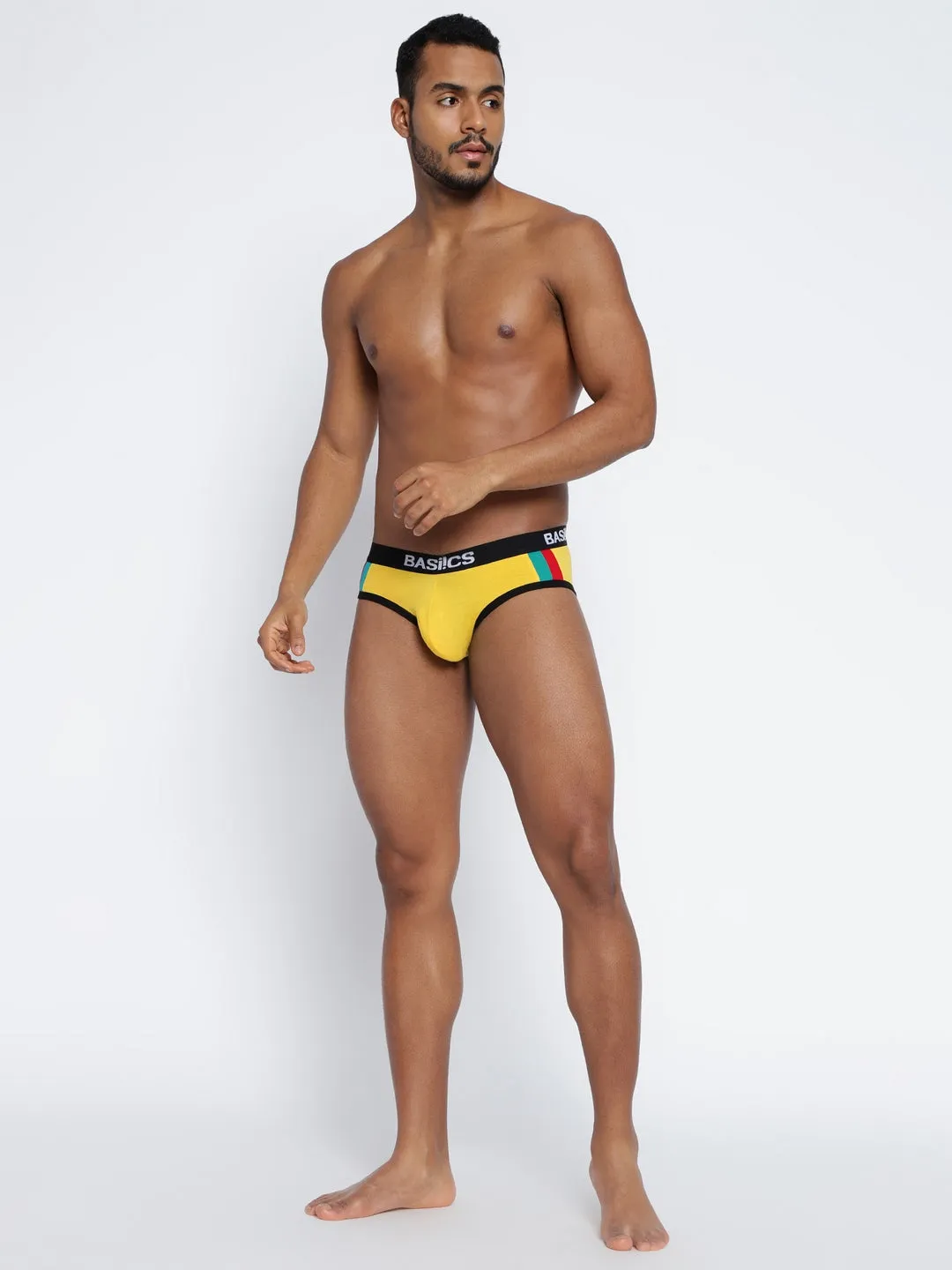 Double Stripe Classic Brief (Pack of 3)