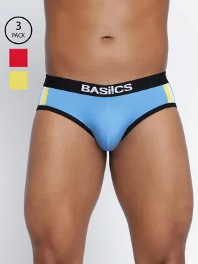 Double Stripe Classic Brief (Pack of 3)