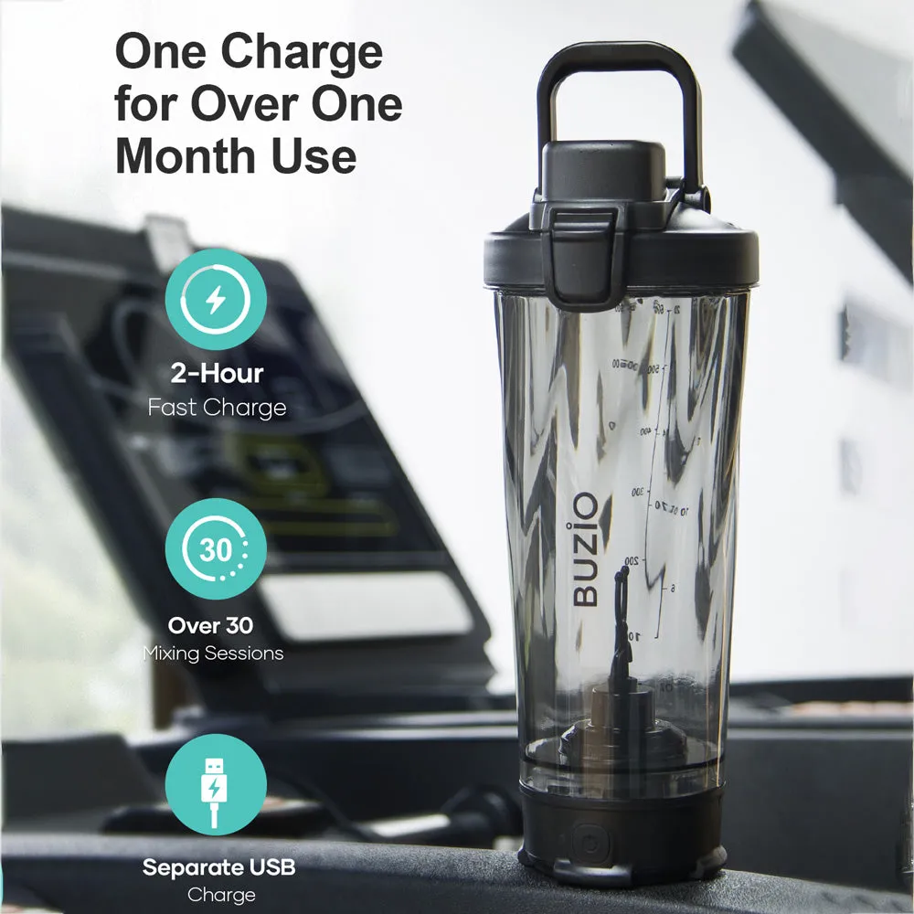 Electric Protein Shaker Bottles | Black | 24oz