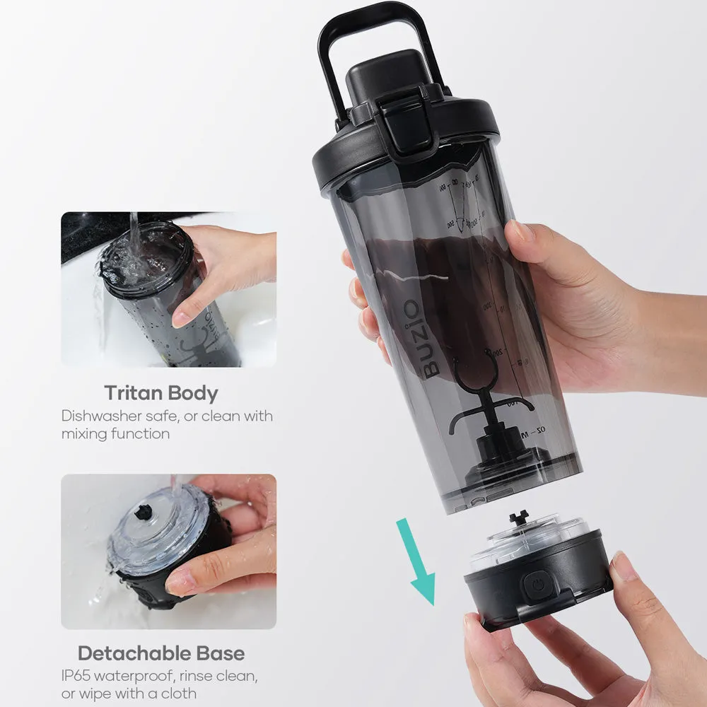 Electric Protein Shaker Bottles | Black | 24oz