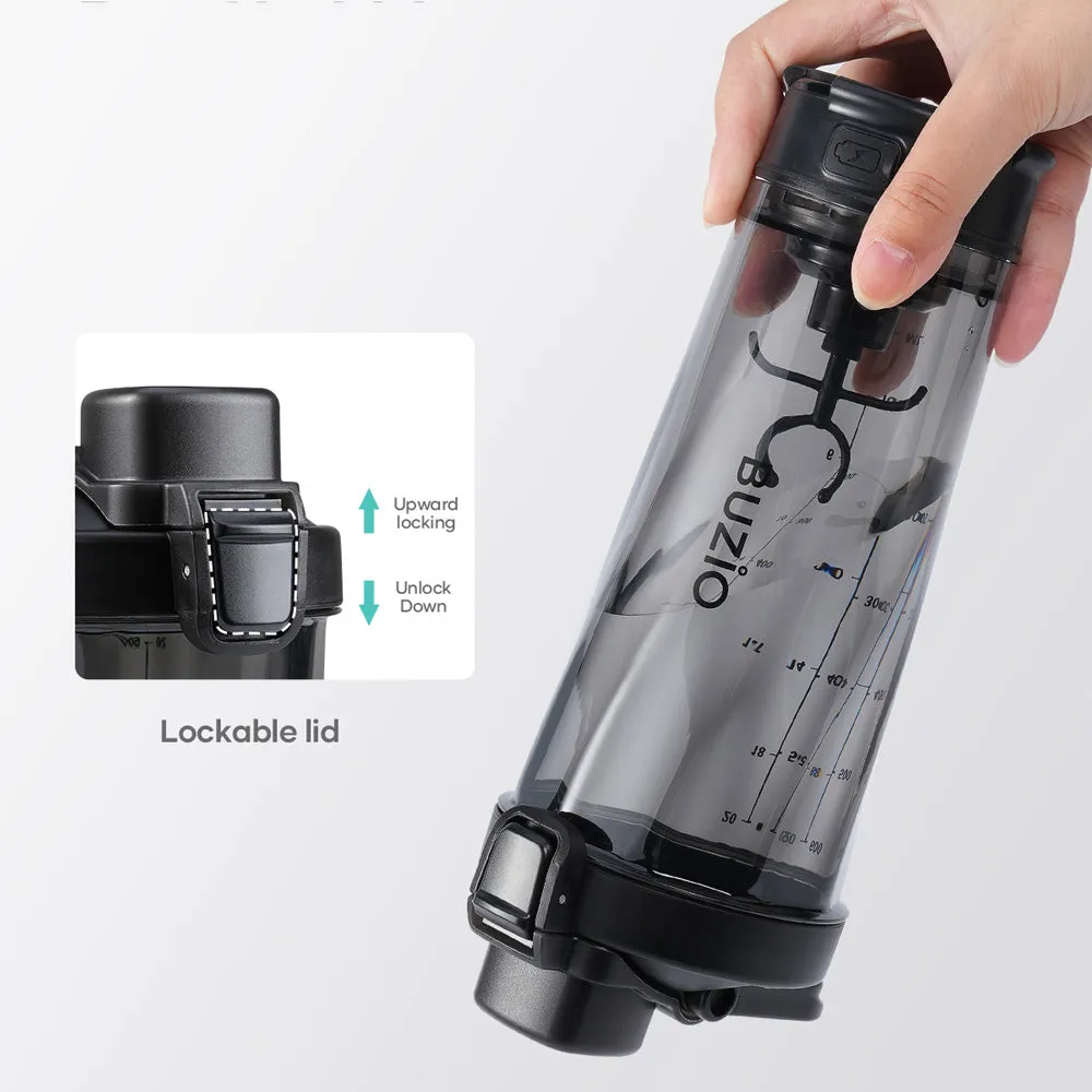 Electric Protein Shaker Bottles | Black | 24oz