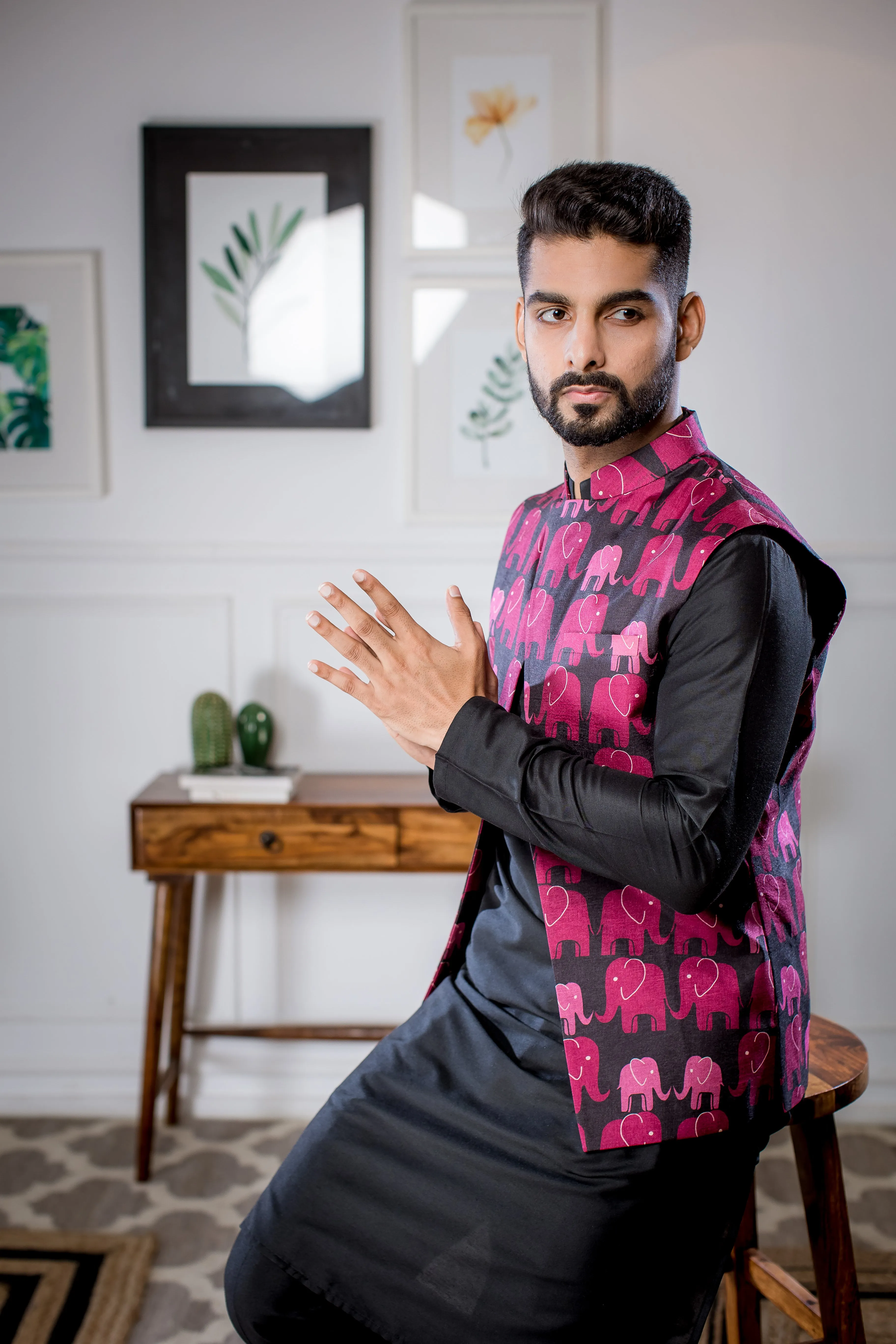 Elephant Crossing - Nehru Jacket