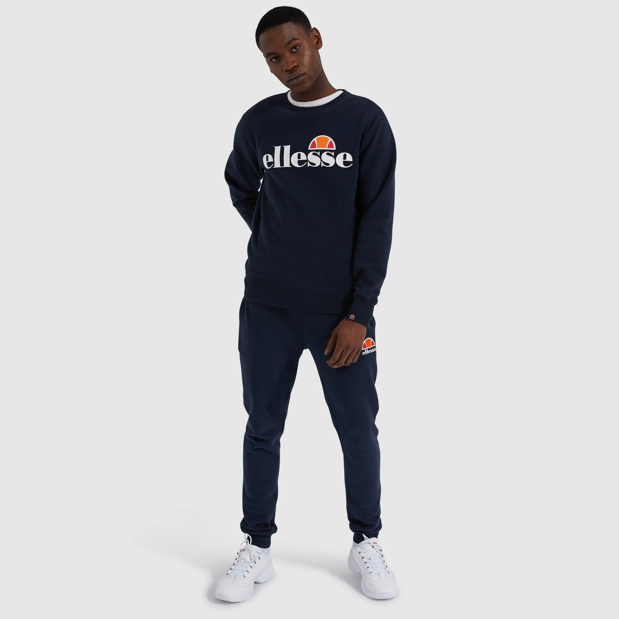 ELLESSE SL SUCCISO SWEATSHIRT - MENS - NAVY