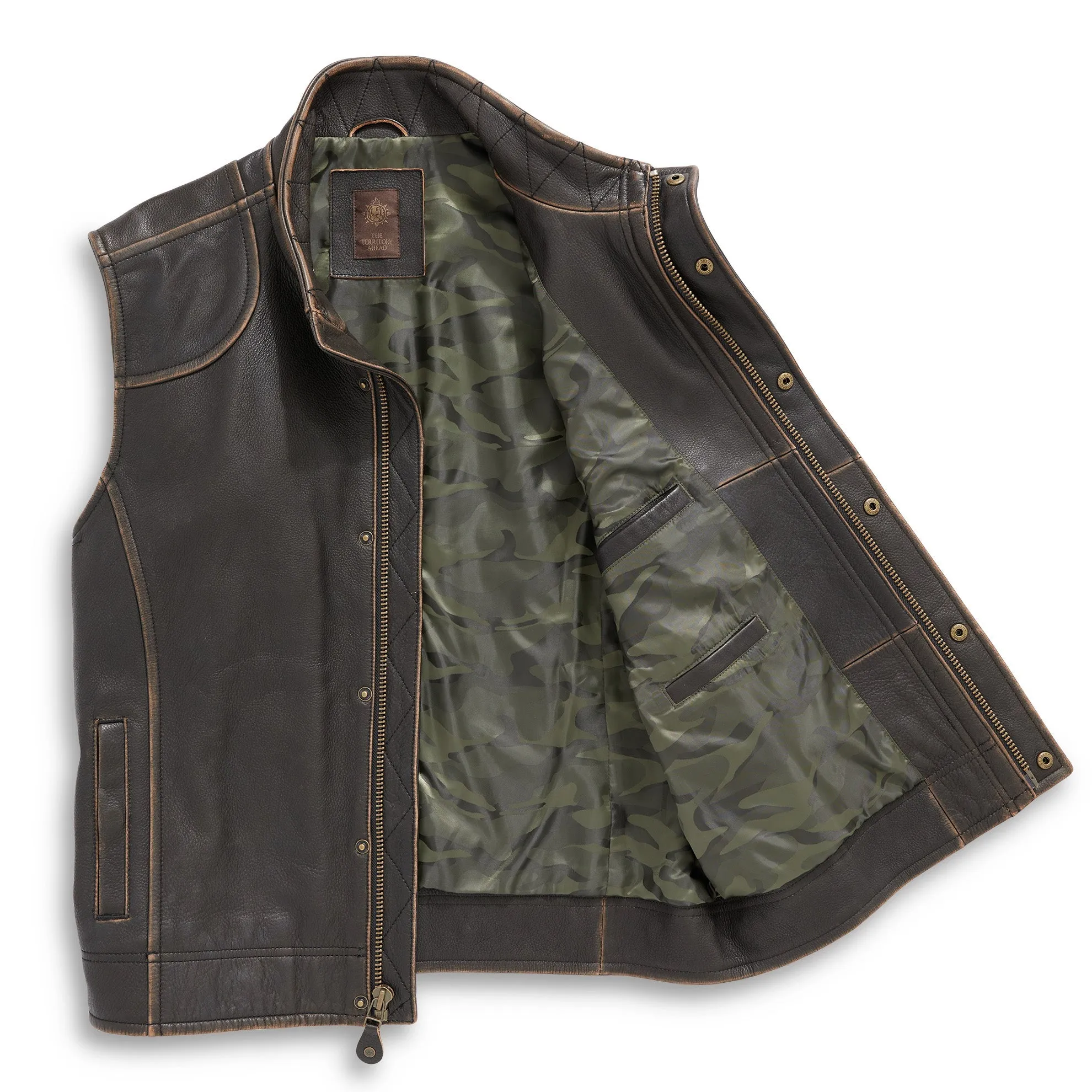 Falcon Bluff Leather Vest