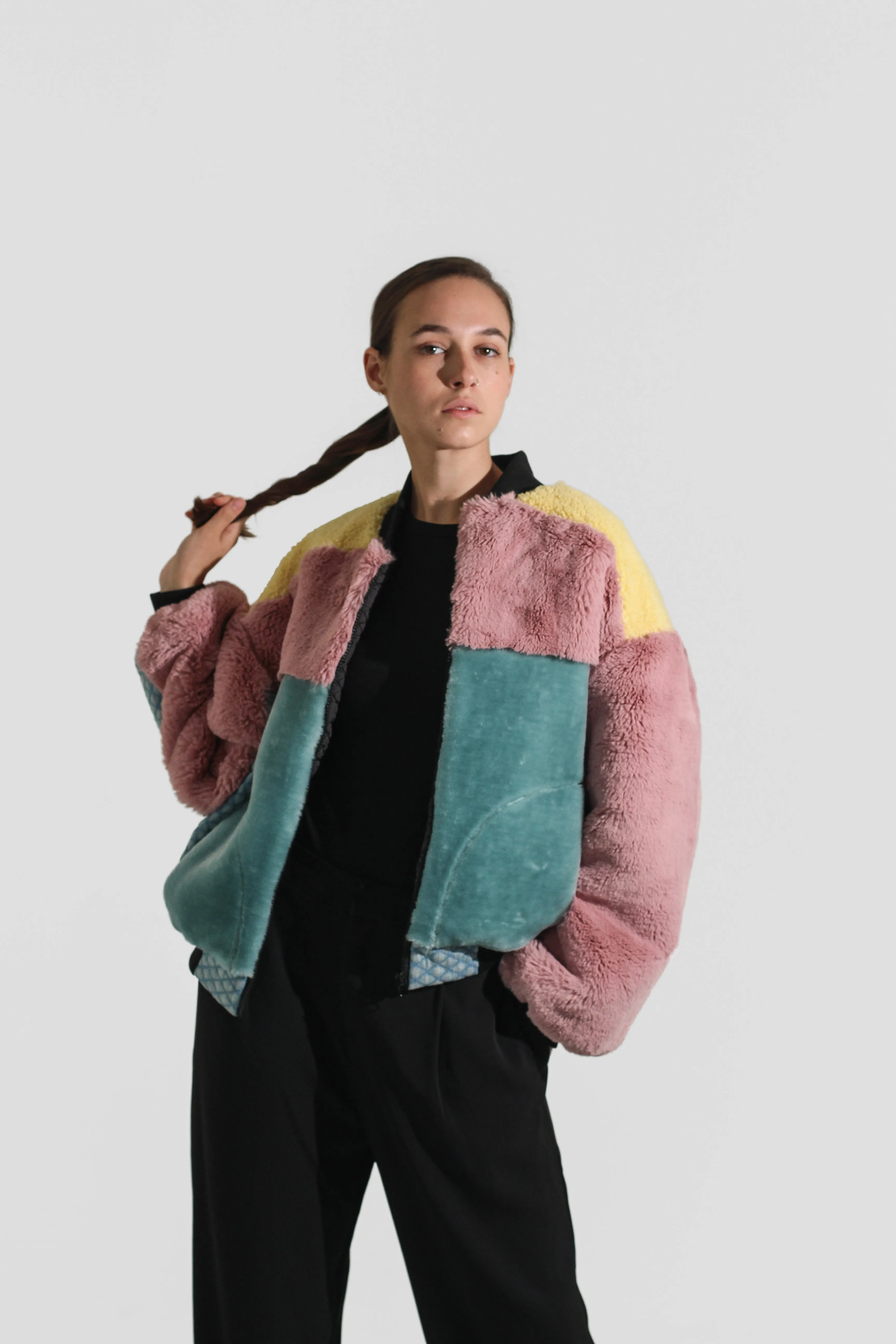 Faux-fur bomber LOLA