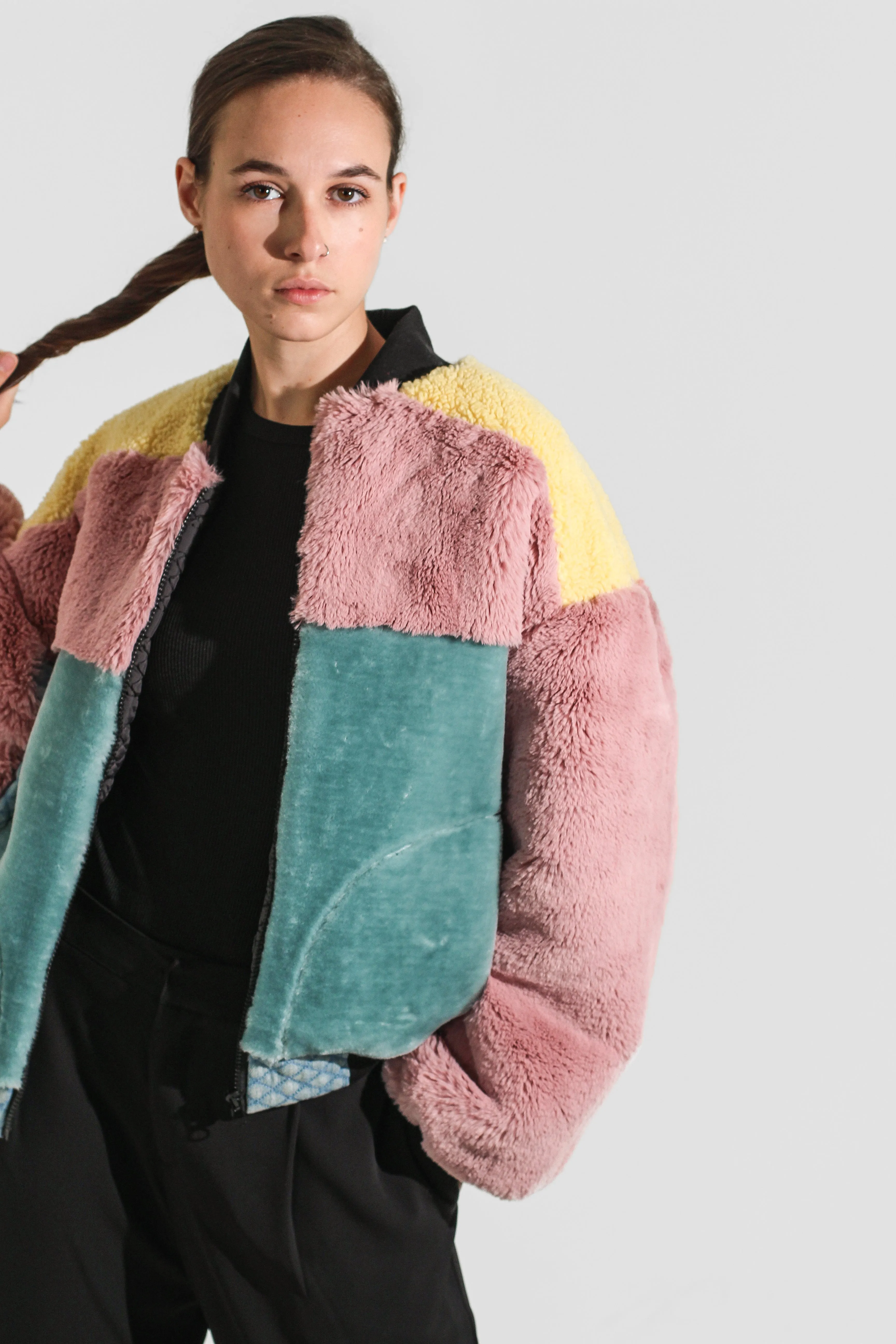 Faux-fur bomber LOLA