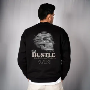 Fleece Comfort Sweat - Black - Hustle Dream Win