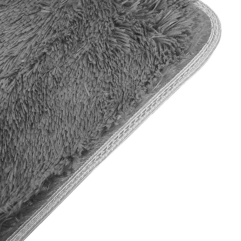 Floor Rugs Large Shaggy 230x200cm - Grey