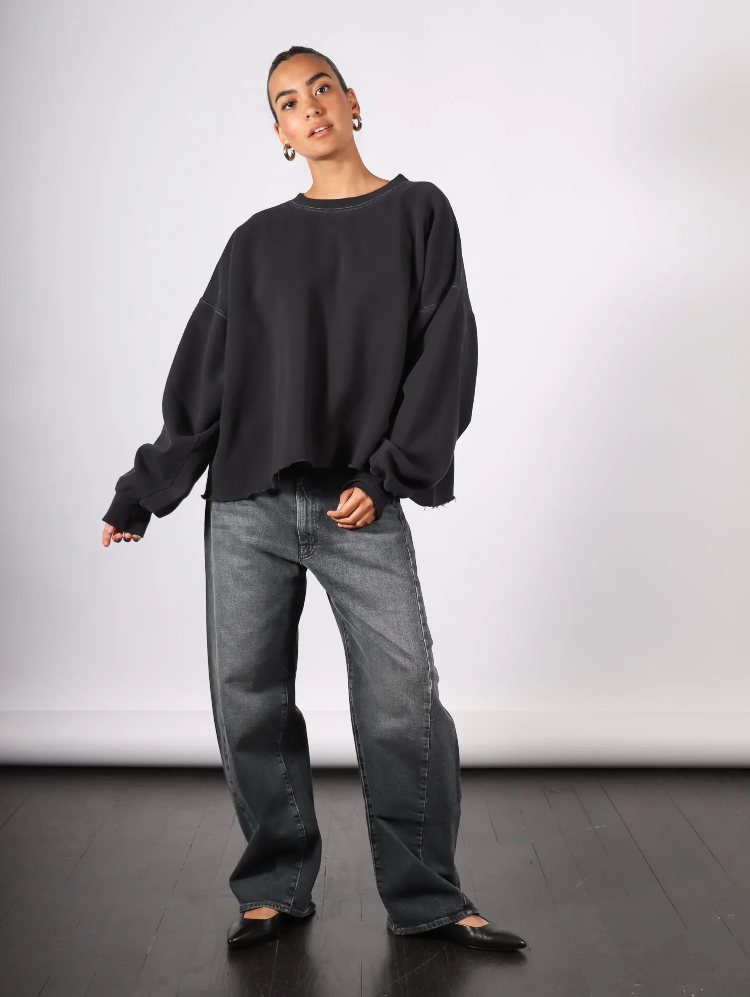 Fonder Sweatshirt in Charcoal by Rachel Comey