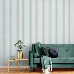 Galerie Stripe Wallpaper Soft Blue 1909-1