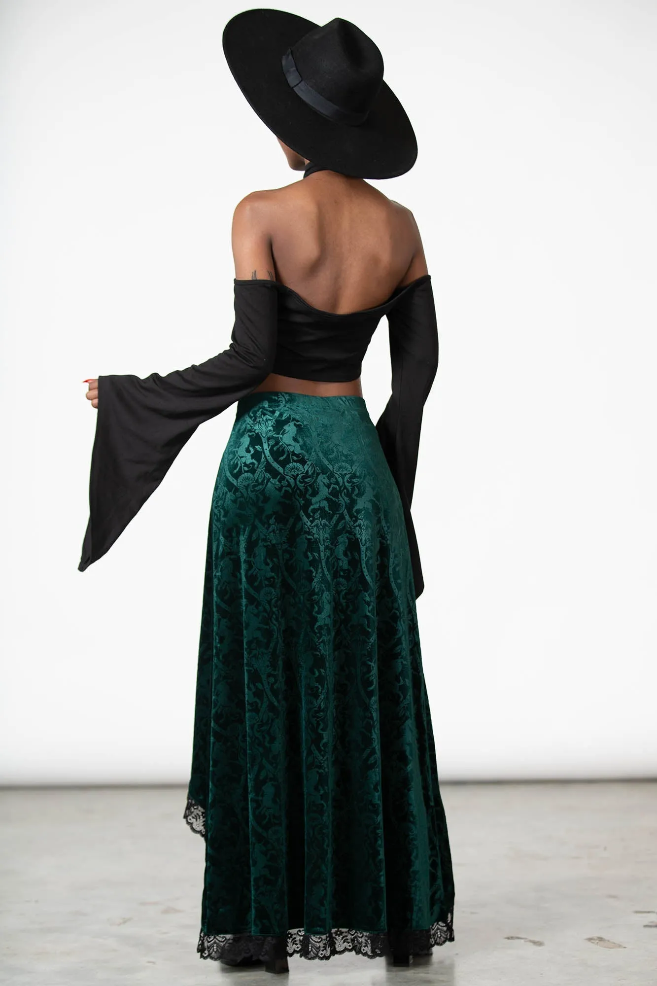 Grailed Maxi Skirt [EMERALD]