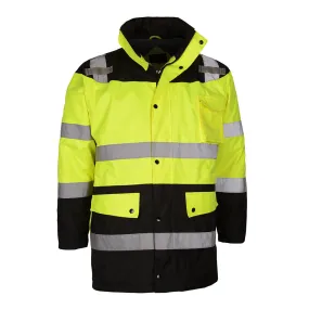 GSS Safety Class 3 Waterproof Fleece-Lined Parka Jacket