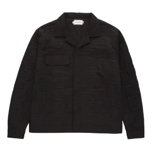 H QUILTED JACKET
 HTG230166-BLACK