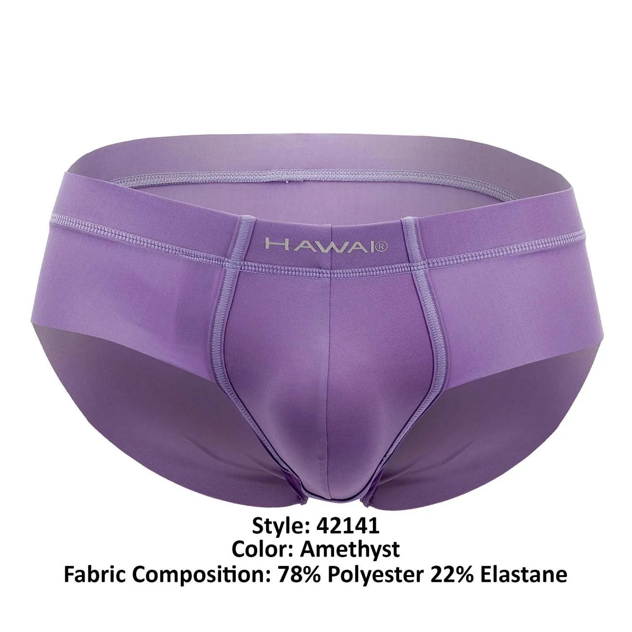 HAWAI 42141 Solid Hip Briefs Color Amethyst