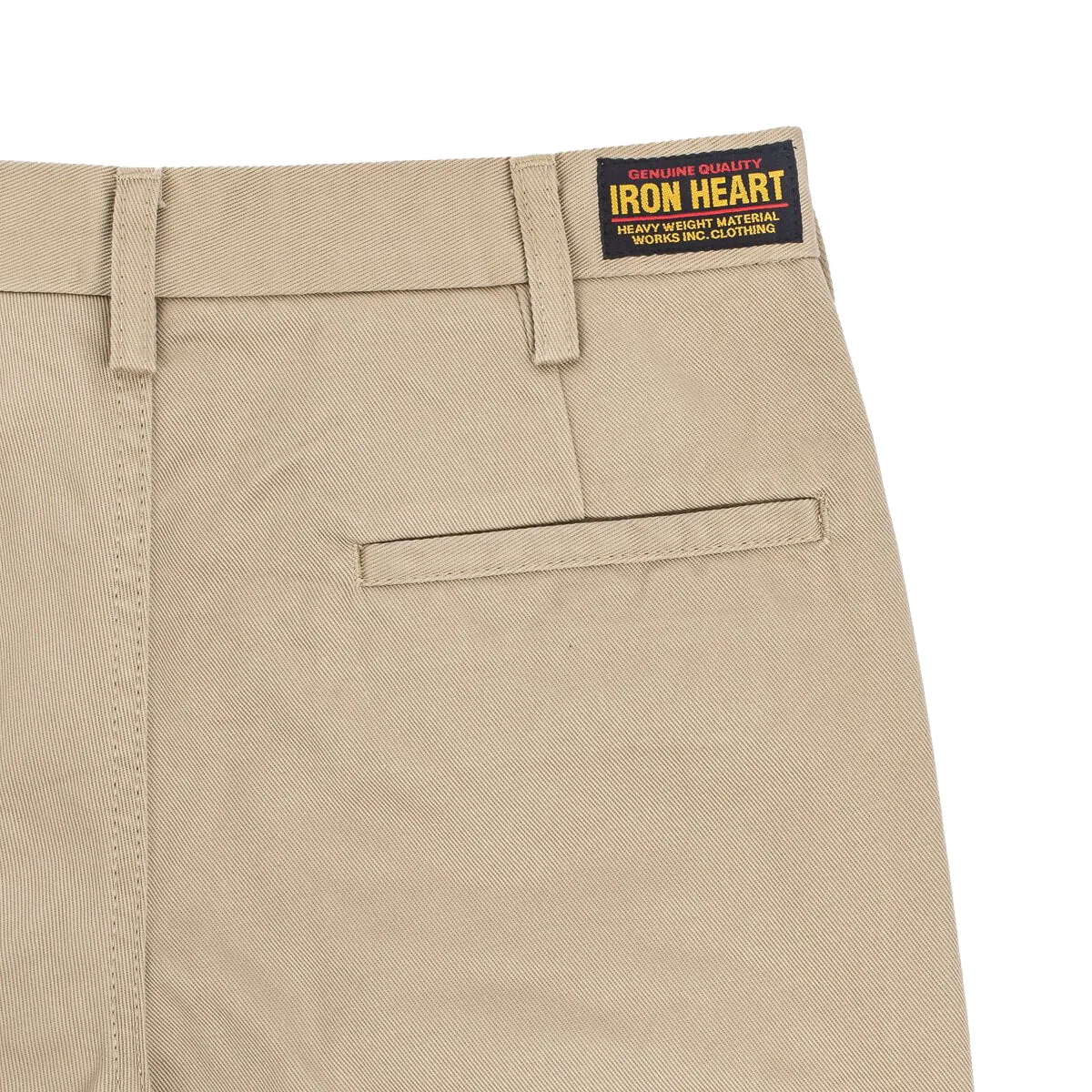 IH-730-KHA 12oz Heavy Cotton Regular Fit Chinos - Khaki