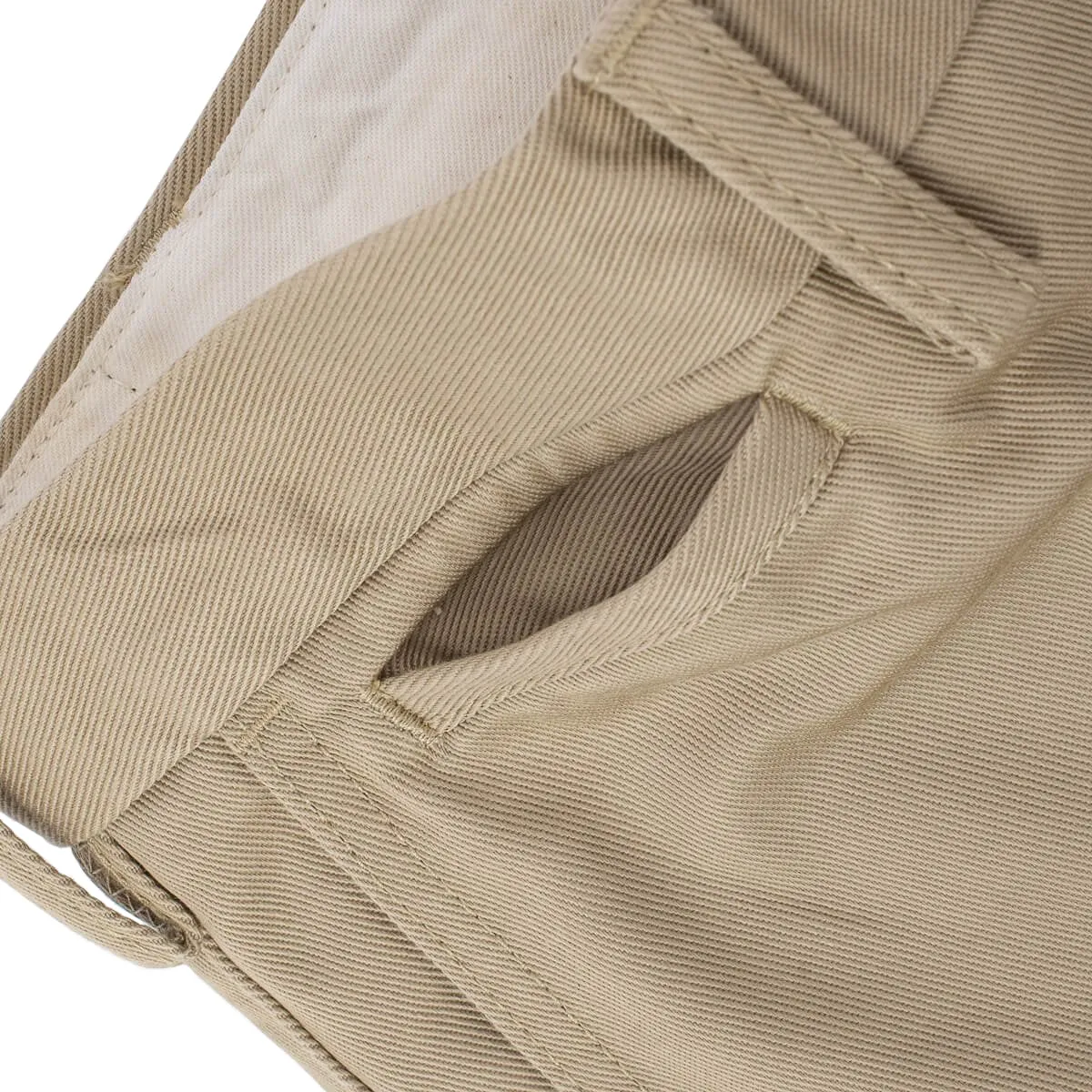 IH-730-KHA 12oz Heavy Cotton Regular Fit Chinos - Khaki