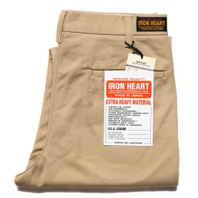 IH-730-KHA 12oz Heavy Cotton Regular Fit Chinos - Khaki