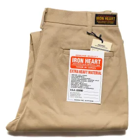 IH-731-KHA 12oz Heavy Cotton Relaxed Fit Chinos - Khaki