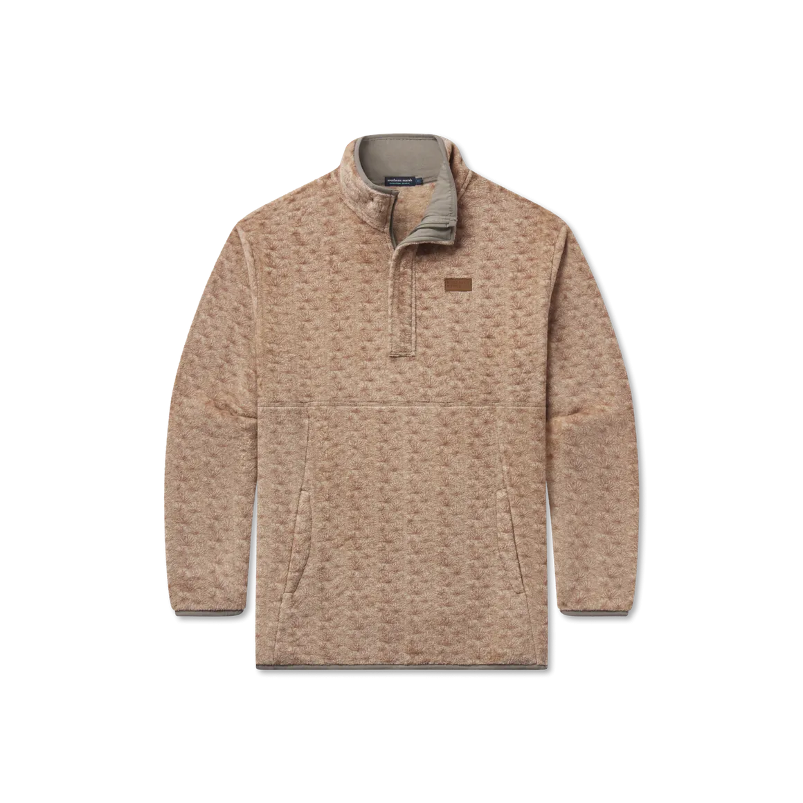 Jalisco Retro Fleece Pullover - Burnt Taupe