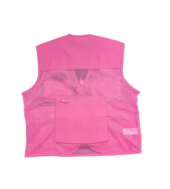 Jr. Zookeeper Vest -Pink Medium