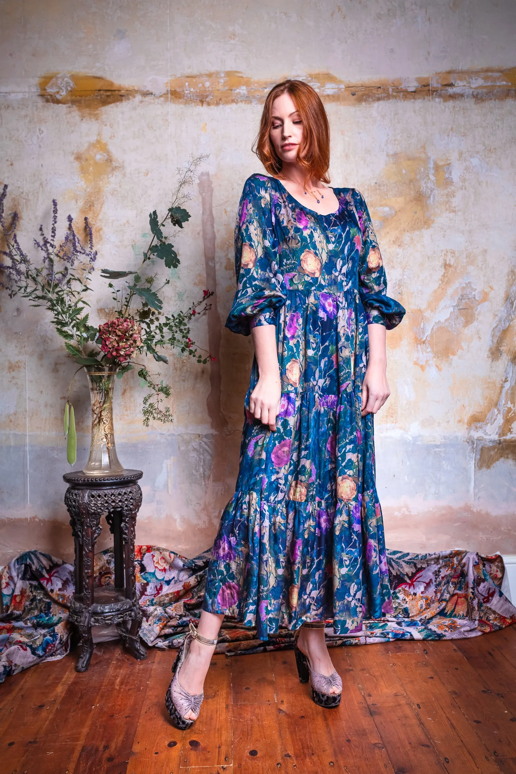 Juno Briar Rose Petal  Maxi Dress