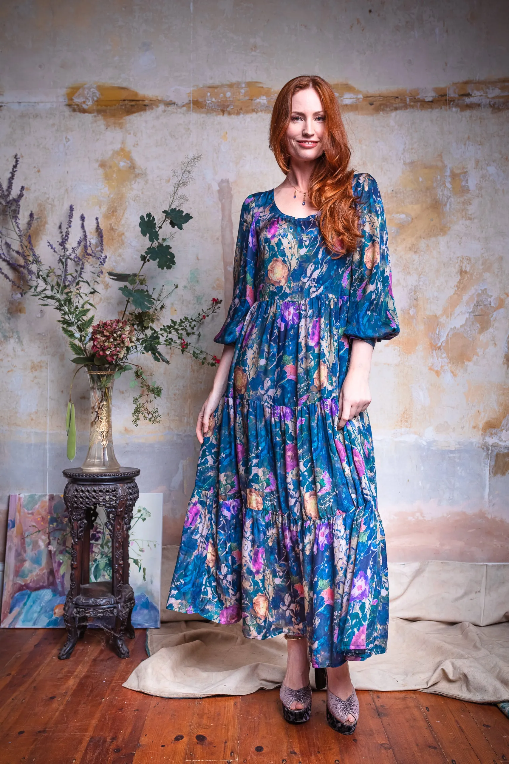 Juno Briar Rose Petal  Maxi Dress