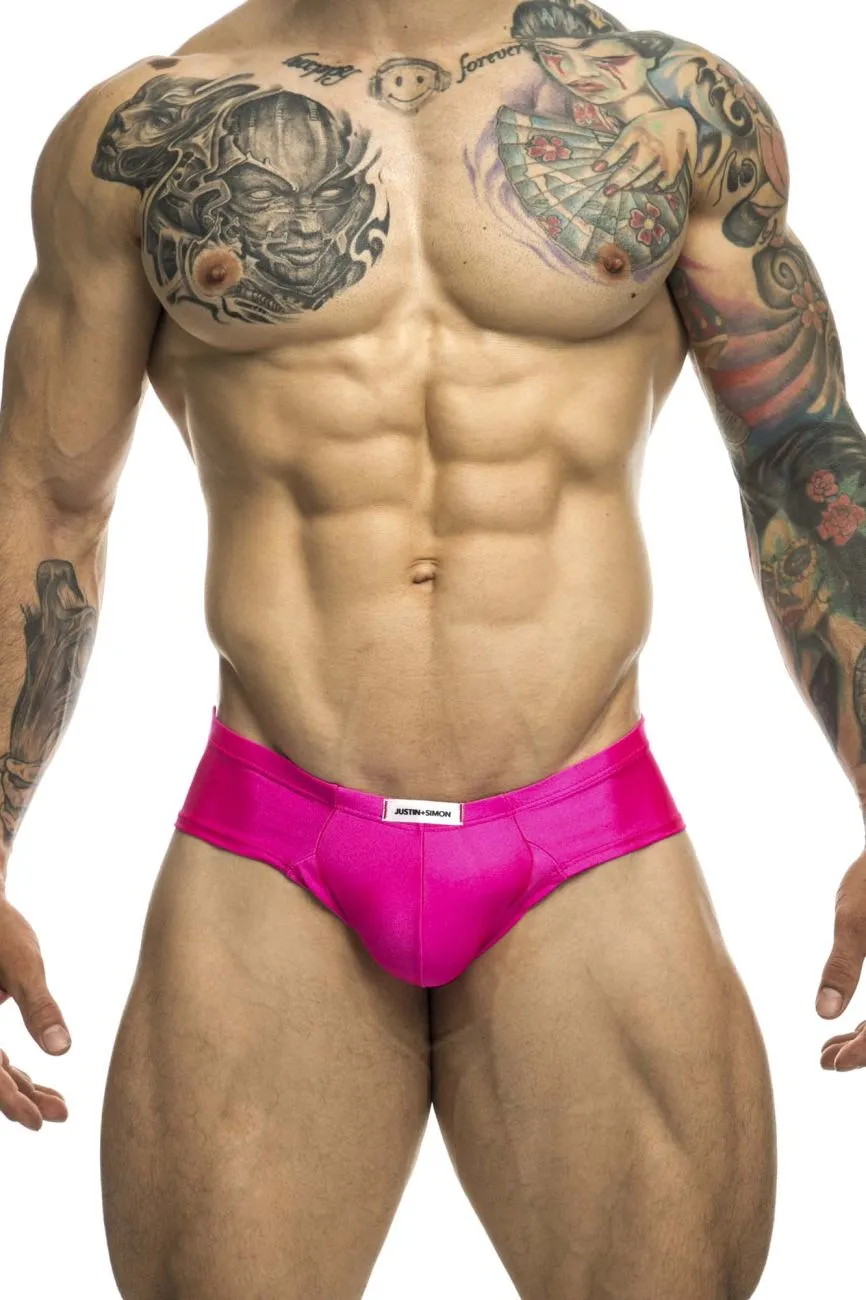 JUSTIN SIMON XSJ22 Cheek Briefs Color Pink