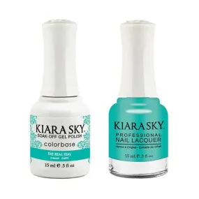 Kiara Sky Classic Gel & Polish Duo - #493 The Real Teal