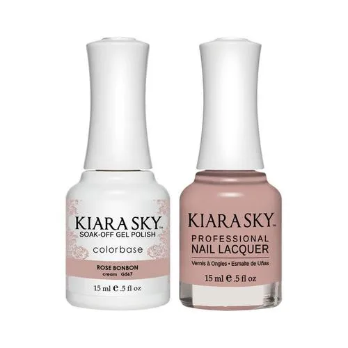 Kiara Sky Classic Gel & Polish Duo - #567 Rose Bon Bon