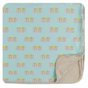 KicKee Pants Summer Sky Pancakes Toddler Blanket