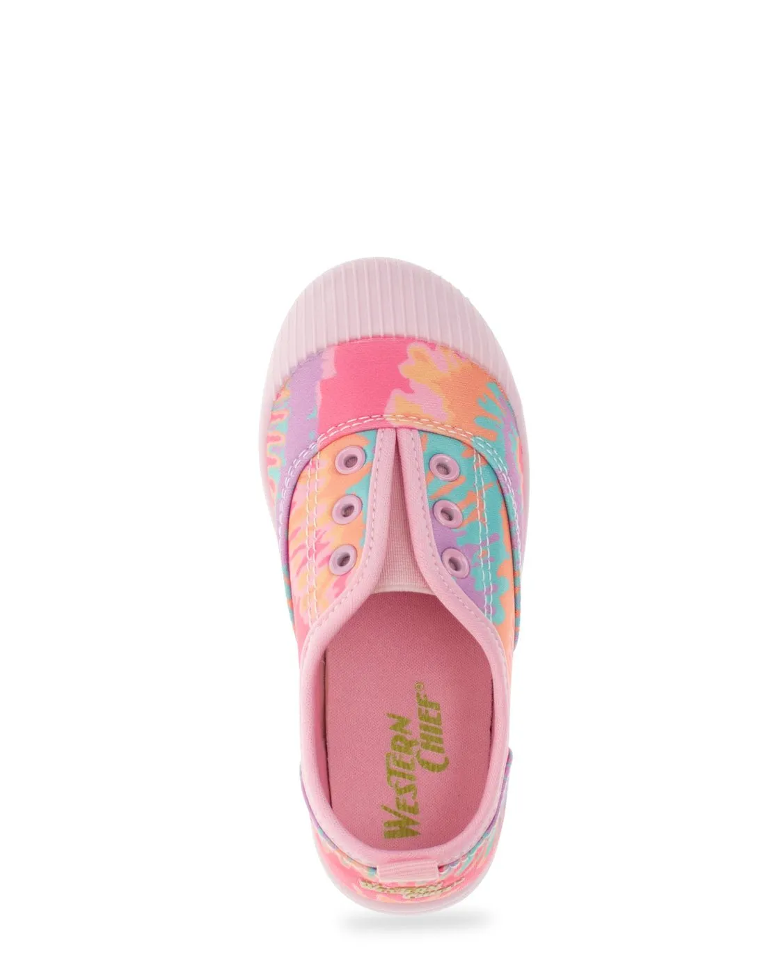 Kids Jetty Tie Dye Slip On - Pink