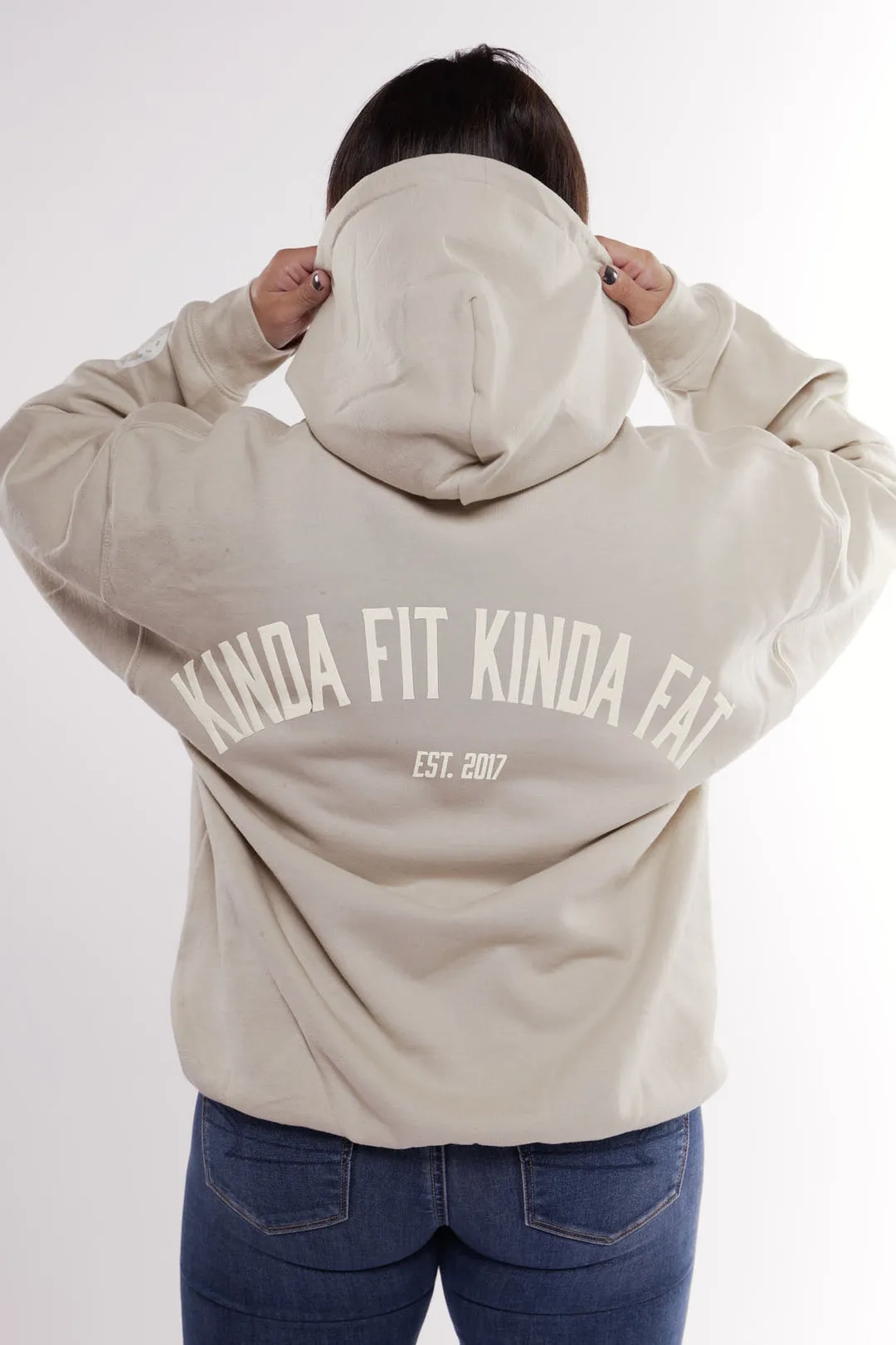 Kinda Fit Kinda Fat Lifting Latte Hoodie