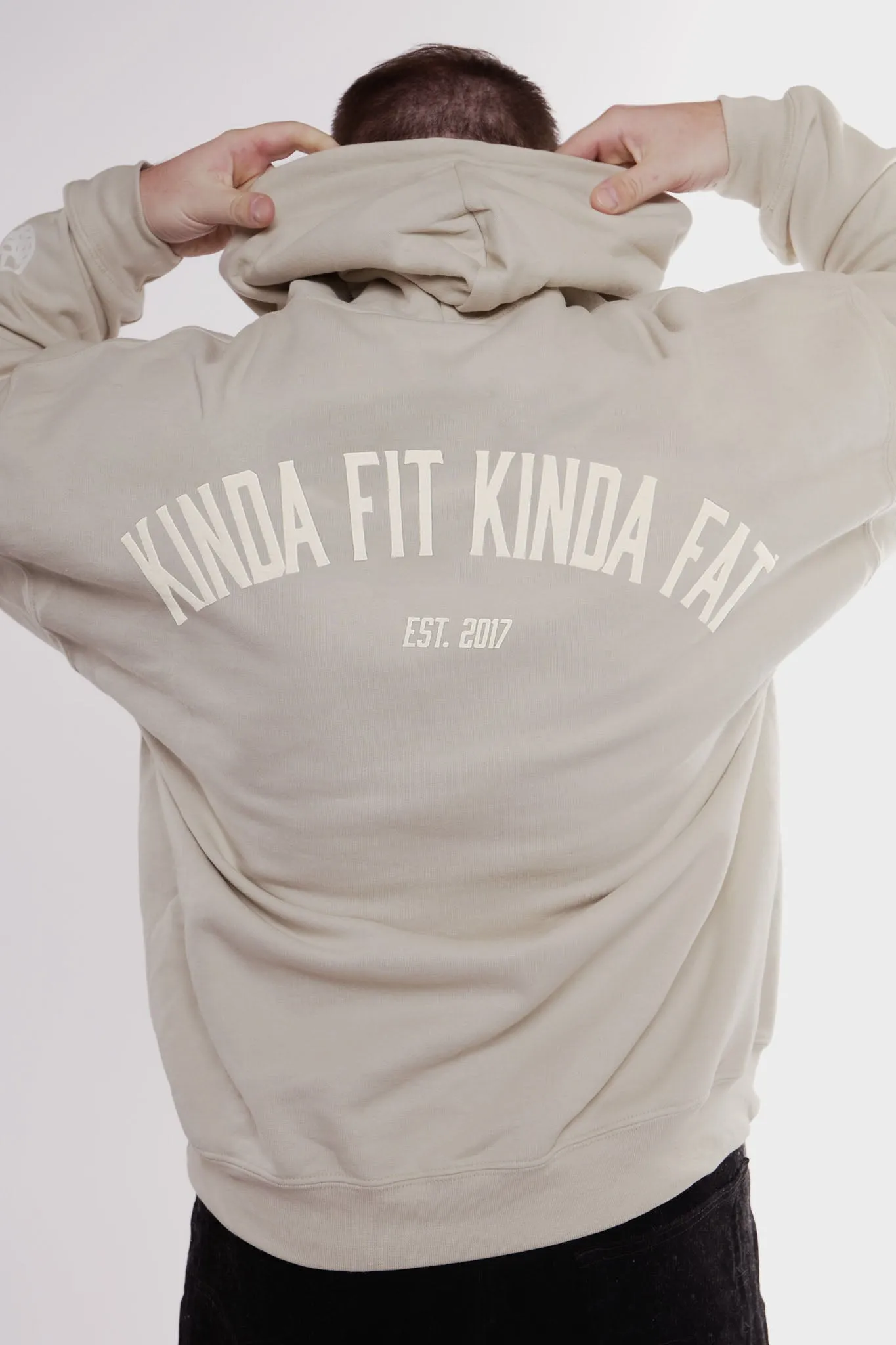 Kinda Fit Kinda Fat Lifting Latte Hoodie