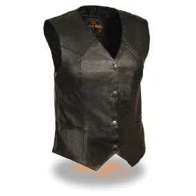 Ladies Classic Four Snap Vest