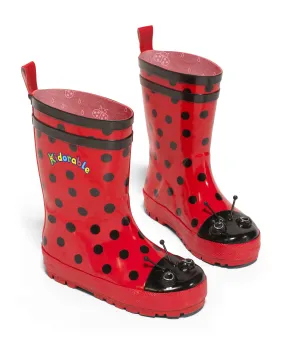 Ladybug Rainboots