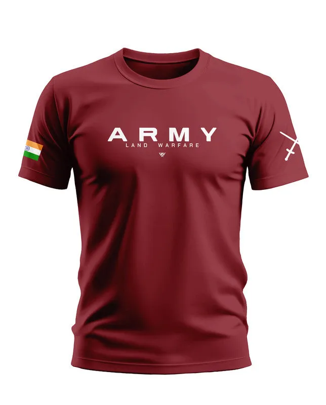 Land Warfare Army Cotton T-shirt