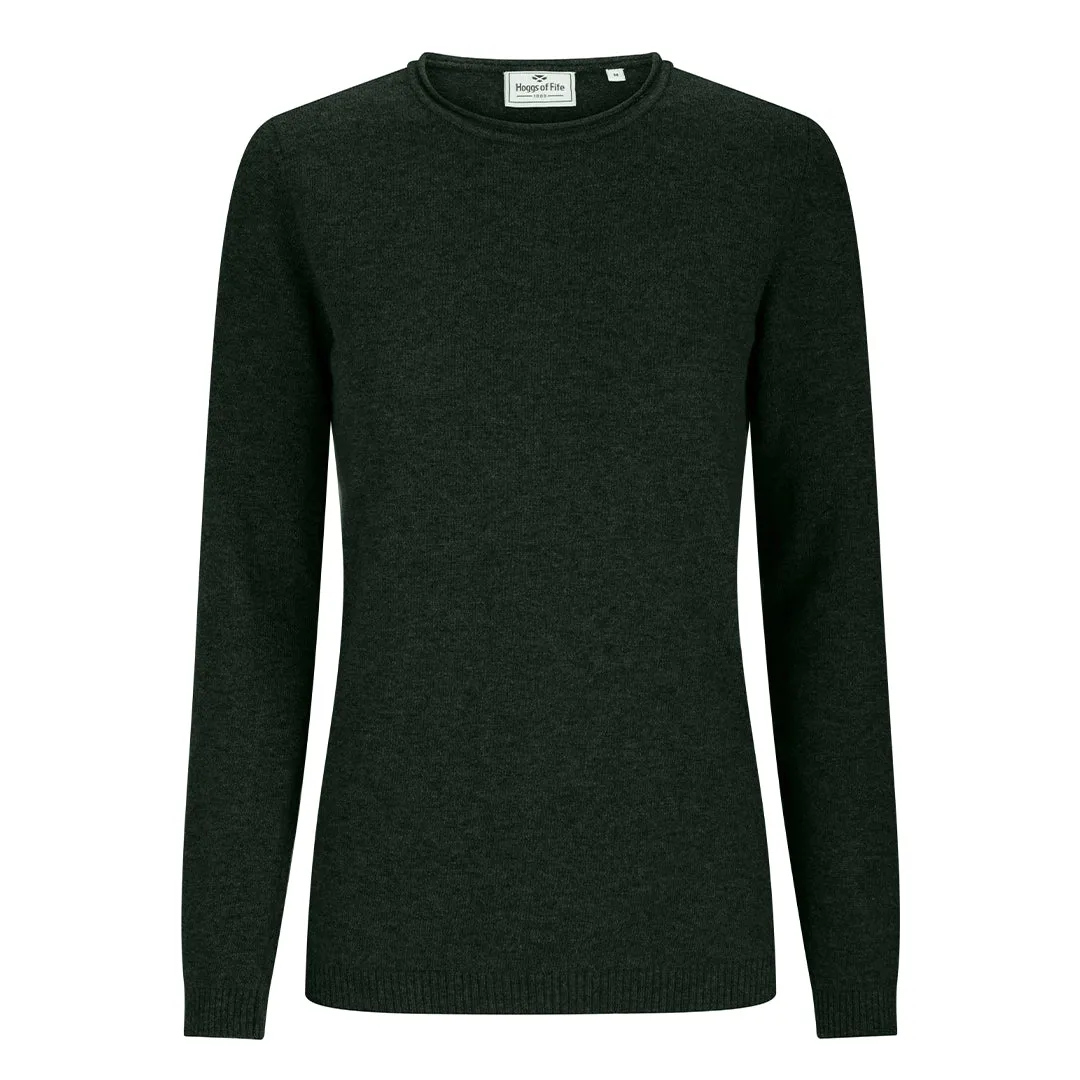 Laurie Ladies Longline Pullover - Pine by Hoggs of Fife