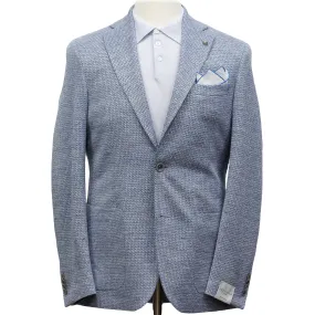 Light Blue Loro Piana Linen-Wool-Silk Hampton Contemporary Fit Sport Jacket - Jack Victor