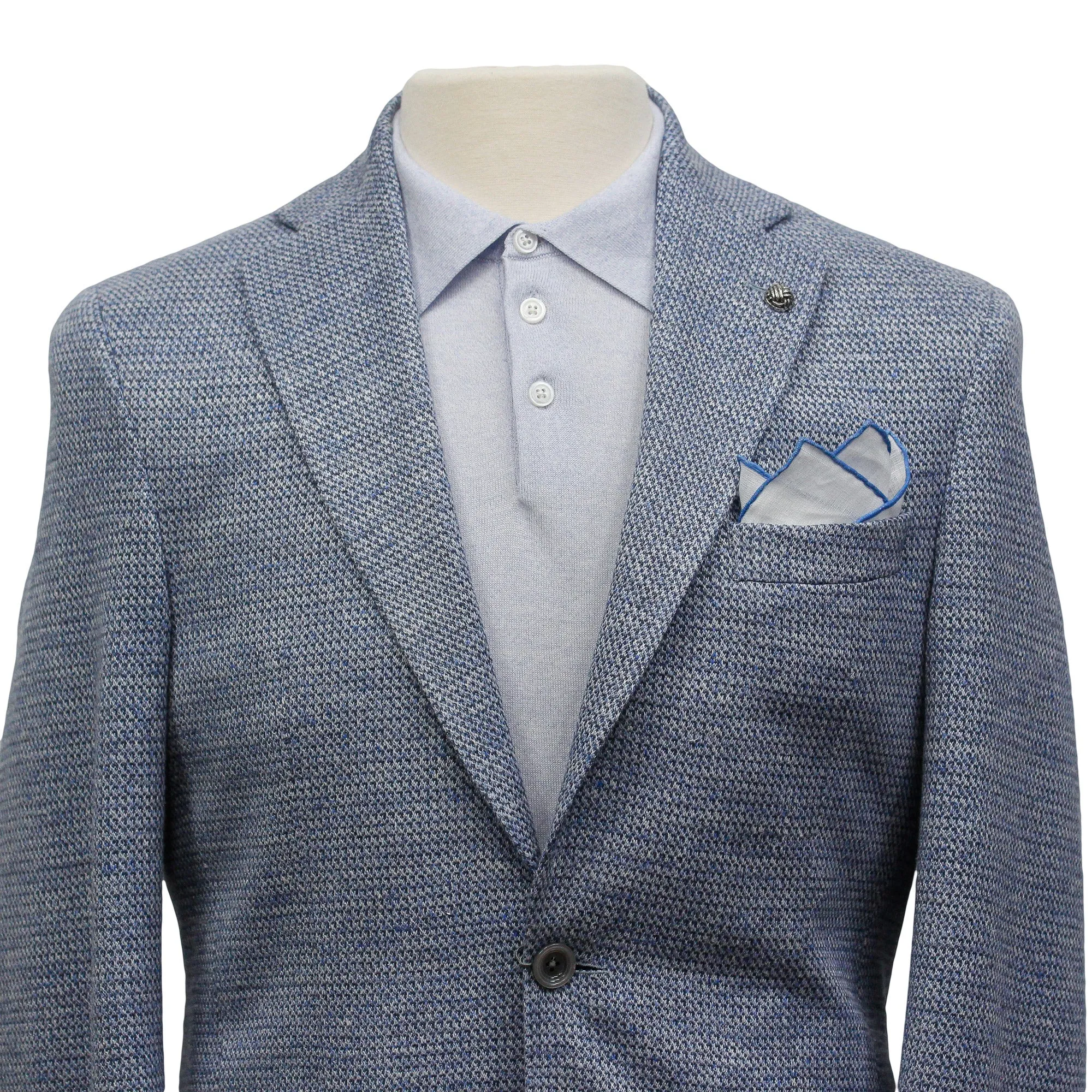 Light Blue Loro Piana Linen-Wool-Silk Hampton Contemporary Fit Sport Jacket - Jack Victor