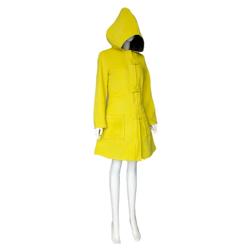 Little Nightmares 2 Six Coat Hooded Hungry Kids Little Six Costume Cosplay For Adult Children