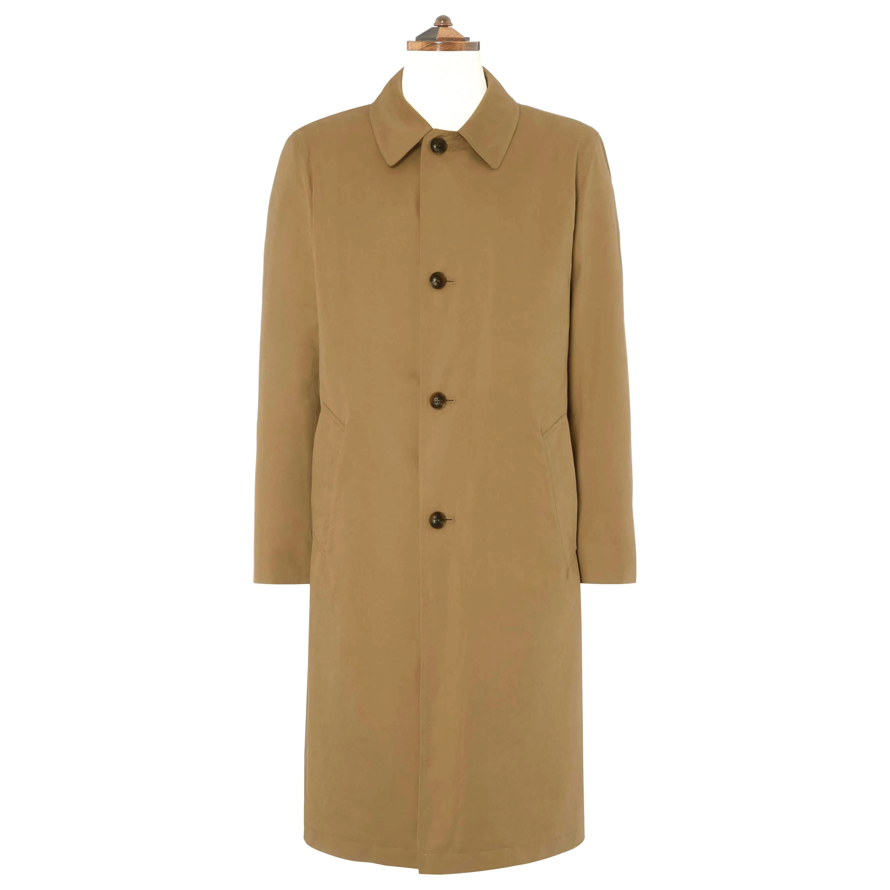 Lockwood Beige Cotton Blend Raincoat