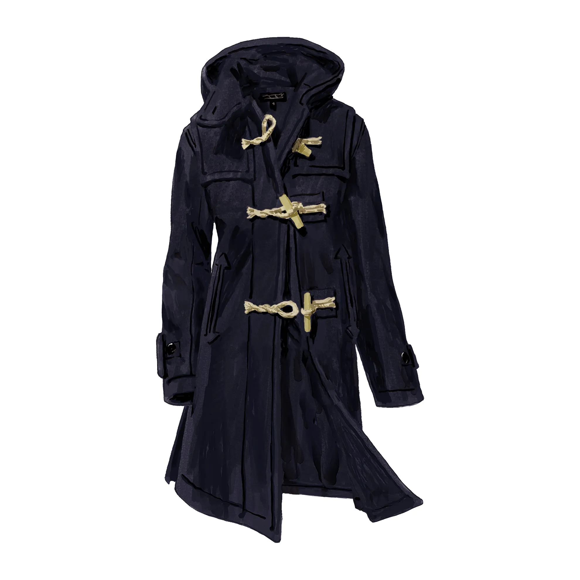 Long Lake Wool Duffle Coat