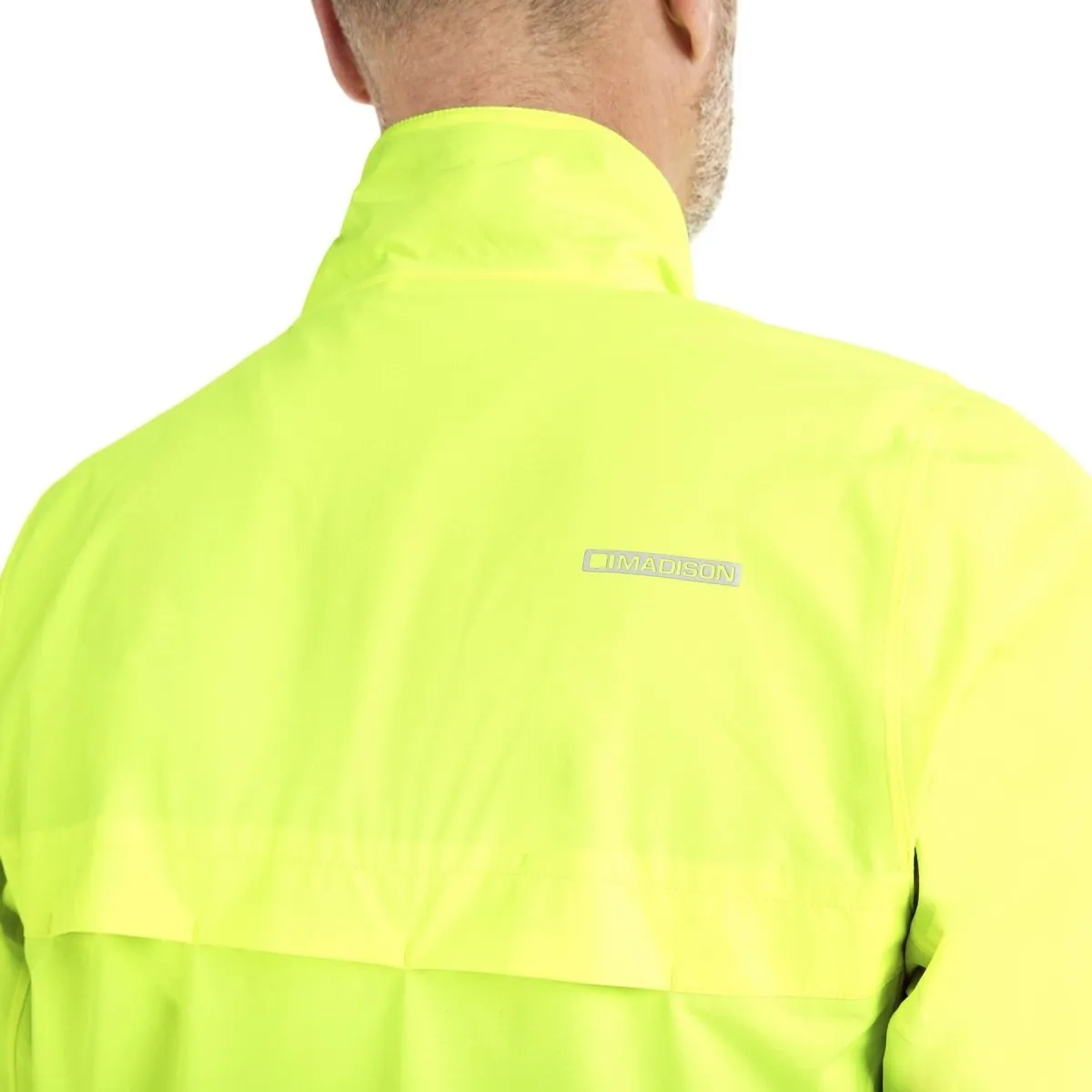 Madison Protec 2-Layer Hi-Vis Yellow Waterproof Jacket